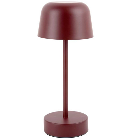 Lampe rouge portable pour table