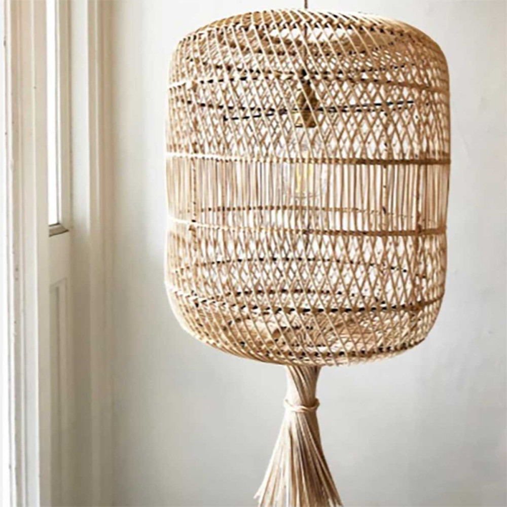 Abat-jour rotin – Livraison gratuite – Décoration Bohème