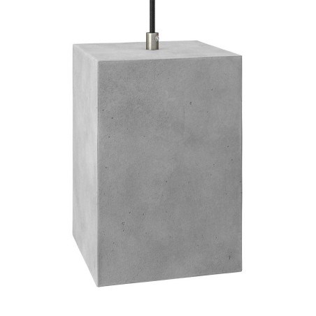 Suspension rectangulaire ciment gris