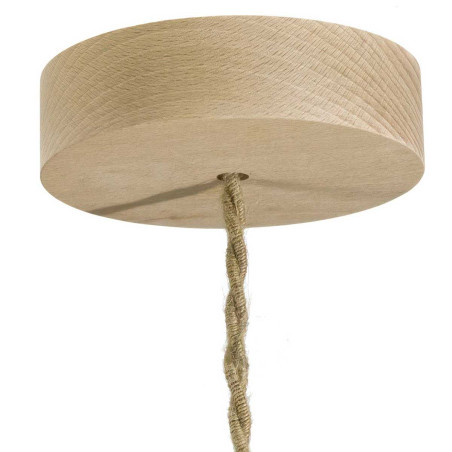 pavillon bois naturel pour lampe