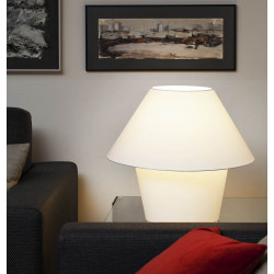 Lampe blanche chic