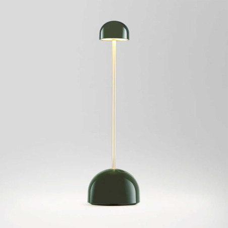 Lampe baladeuse fine et verte pour restauration et bar d'ambiance