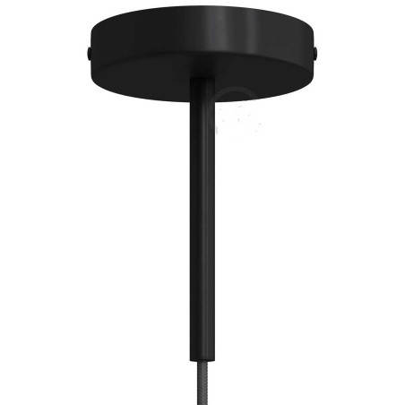 Pavillon métal 1L noir avec serre câble de 15cm
