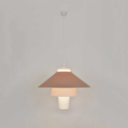 Suspension rose ruche XL de Market Set