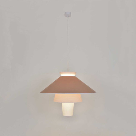 Suspension rose ruche XL de Market Set
