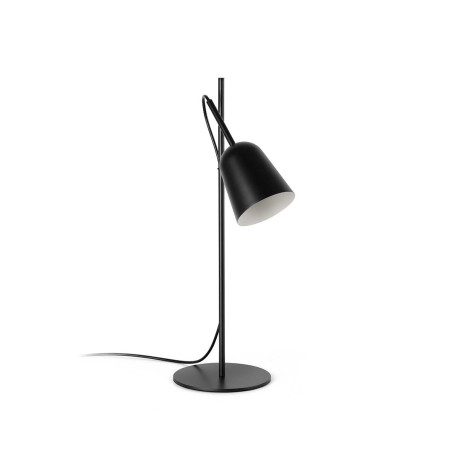 Lampe à poser en métal noire