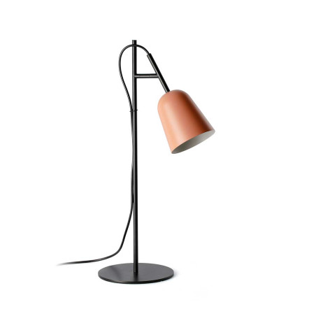 Lampe bicolore rose et noir