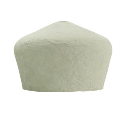 Abat-jour en Mache de Coton Vert 42cm