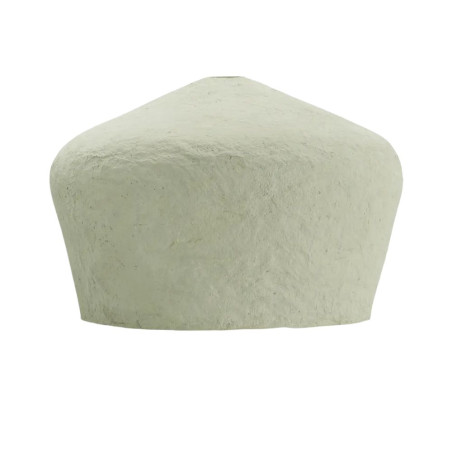 Abat-jour en Mache de Coton Vert 42cm