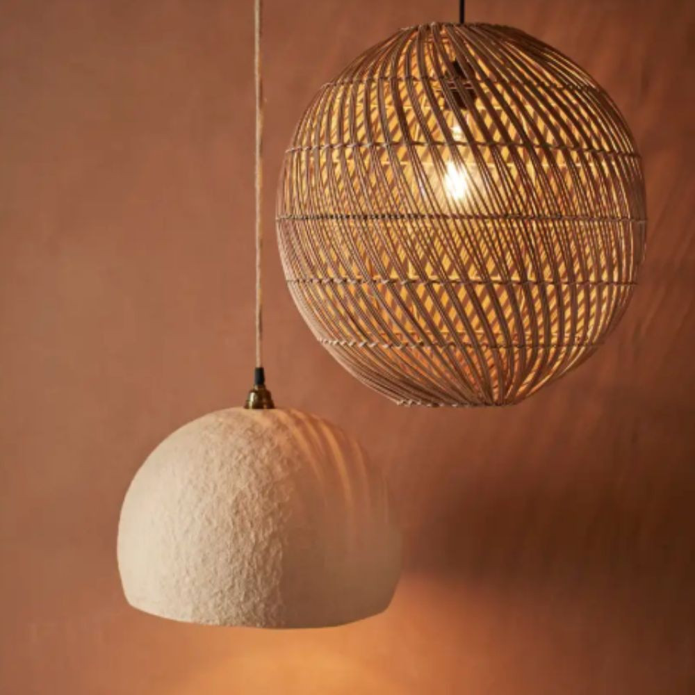 Abat-jour en coton