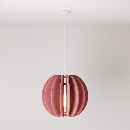 suspension intérieur rouge
