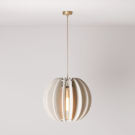 Suspension intérieur taupe