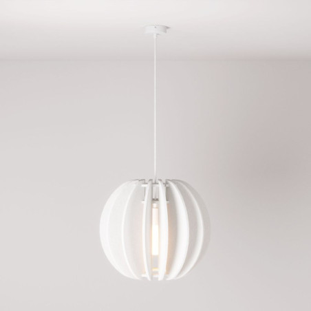 suspension acoustique blanche