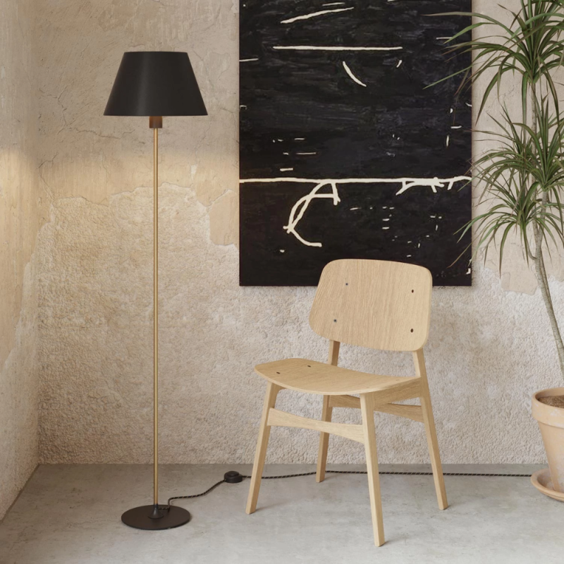 abat jour laine design pour lampadaire
