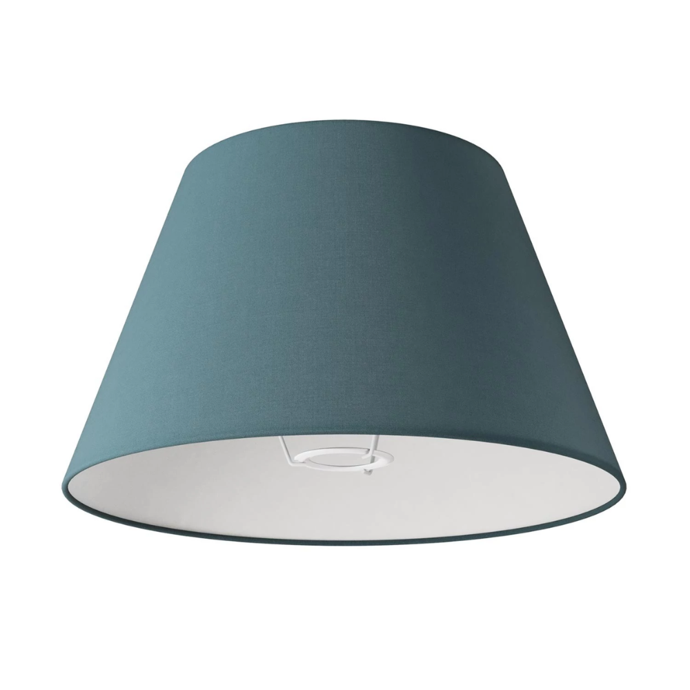 Abat jour moderne bleu canard