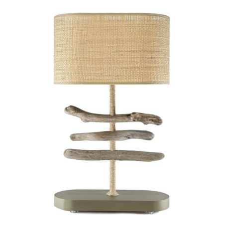 lampe à poser en bois