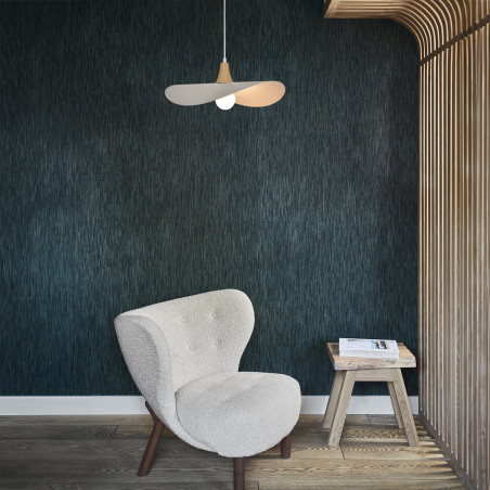 suspension blanche capeline design