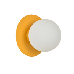 applique murale jaune