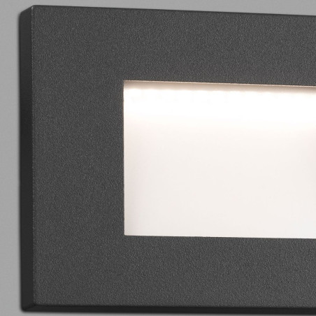 spot encastré anthracite extérieur