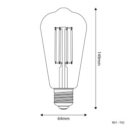 ampoule e27 filament