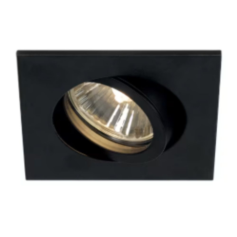 TRIA 68 GU10 CARRE encastré noir mat max 50W clips ressorts TRIA 68 GU10 CARRE encastré noir mat max 50W clips ressorts