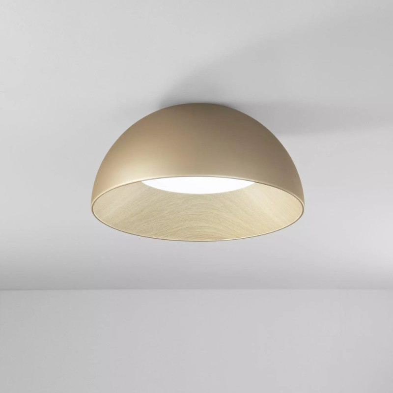 plafonnier led rond métal doré plafonnier led rond métal doré