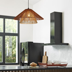 suspension double conique terracotta