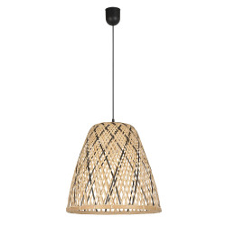 suspension bicolore conique