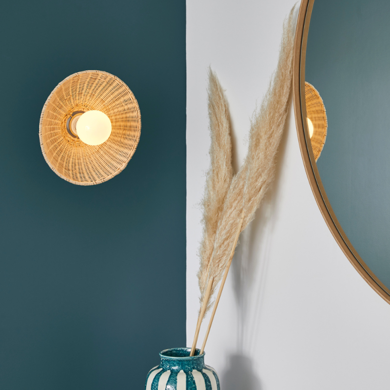 applique rotin bohème