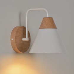 applique murale métal blanc