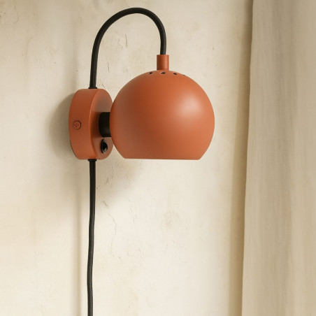 Applique boule terracotta