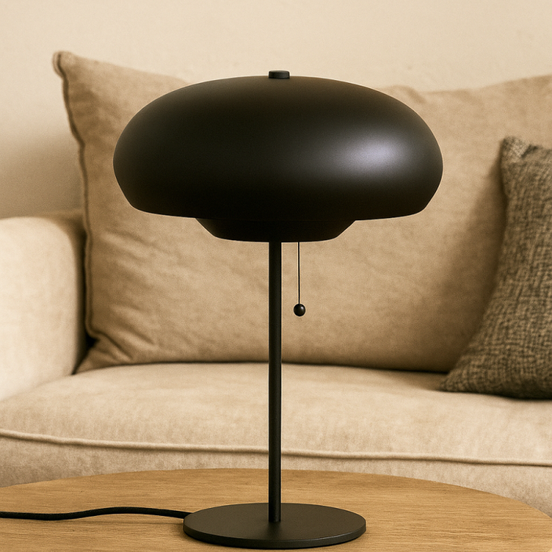 Lampe de bureau à tirette noire Lampe de bureau à tirette noire