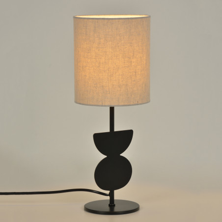 Lampe design noire