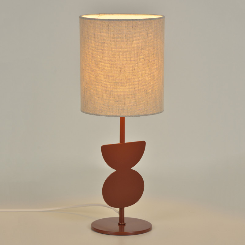 Lampe de chevet terracotta