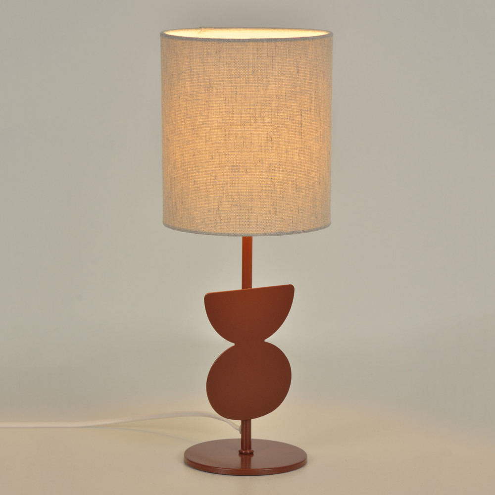 Lampe de chevet terracotta
