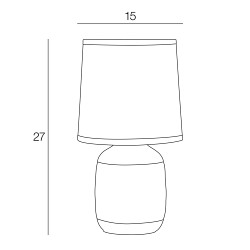 Dimensions de la lampe Dimensions de la lampe