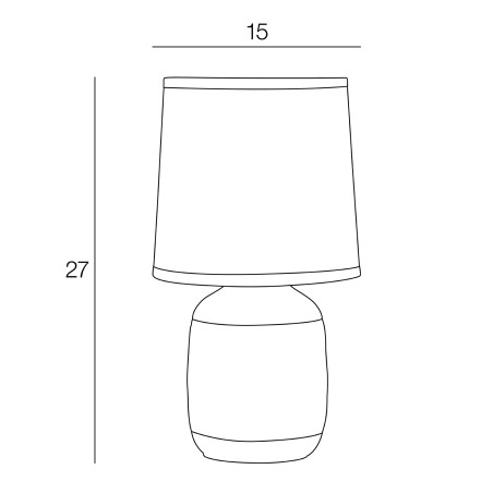 Dimensions de la lampe