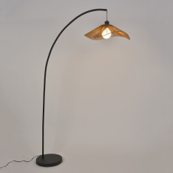 Lampadaire arrondi naturel