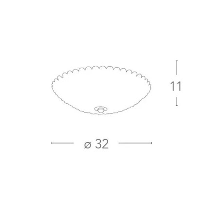 Dimensions plafonnier gouttes cristal