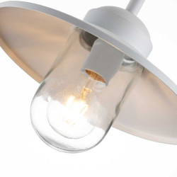 luminaire extérieur blanc