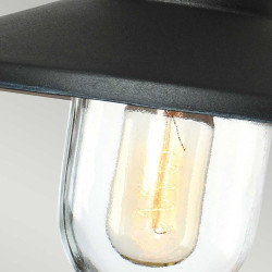 lampe terrasse col de cygne noire
