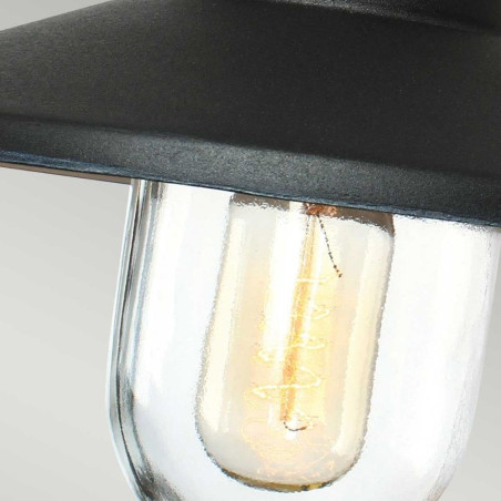 lampe terrasse col de cygne noire
