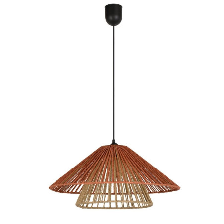 suspension tressé terracotta