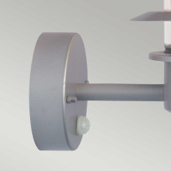 Applique en acier grise