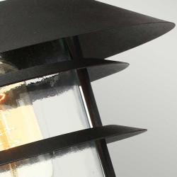 Lanterne extérieure acier inoxydable noir