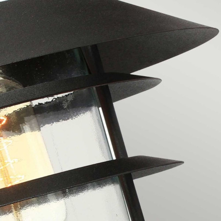 Lanterne extérieure acier inoxydable noir