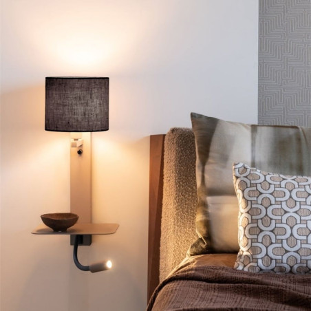 Applique de chevet tablette et liseuse