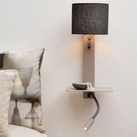 Applique liseuse noir