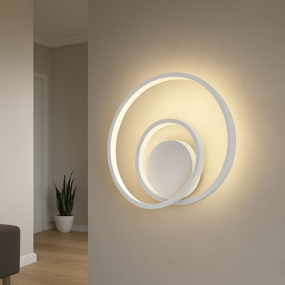 Applique murale cercles design