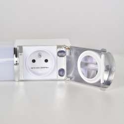 Prise applique tube